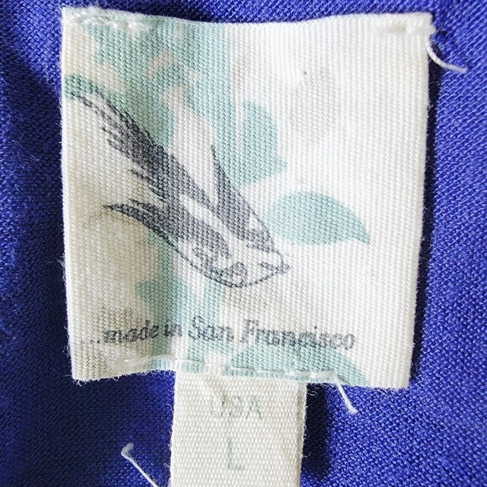 Anthropologie L Sparrow Weston Blue White Floral Lace Fit‎ Flare Dress Fairy - Picture 12 of 16